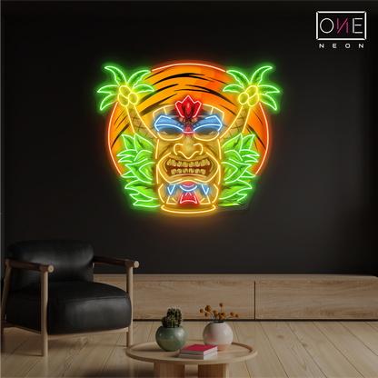 Enseigne néon LED "Island Spirit Artwork"