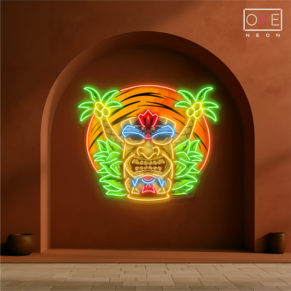 Enseigne néon LED "Island Spirit Artwork"