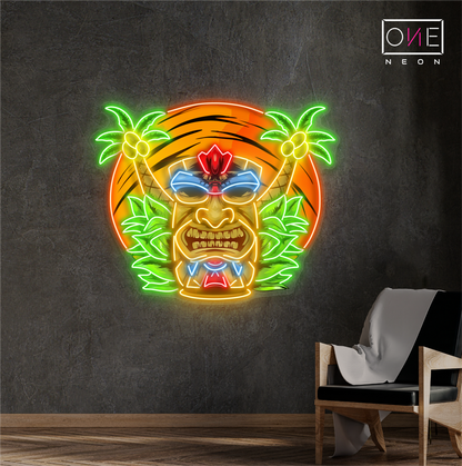 Enseigne néon LED "Island Spirit Artwork"