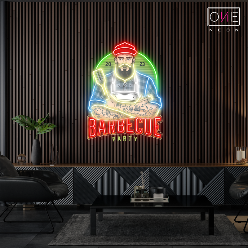 Enseigne néon LED pour barbecue