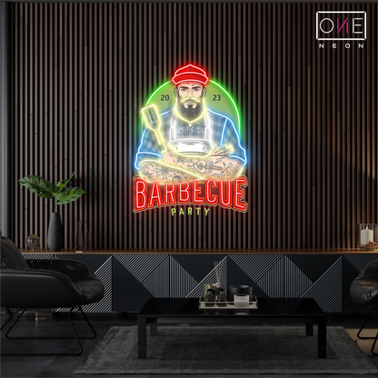Enseigne néon LED pour barbecue