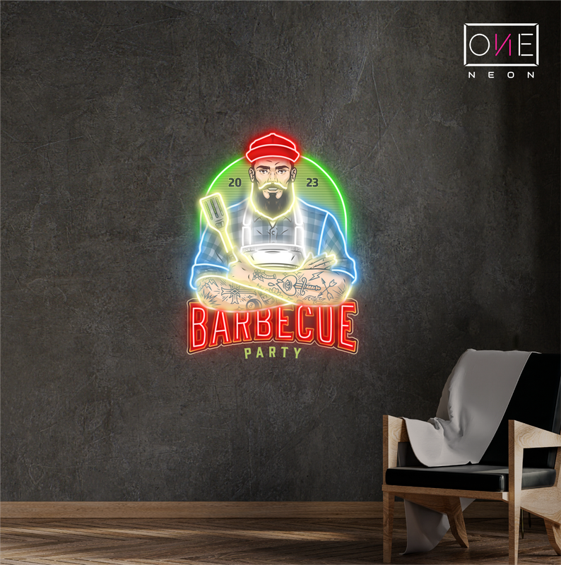 Enseigne néon LED pour barbecue