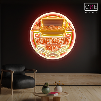 Enseigne néon LED pour barbecue