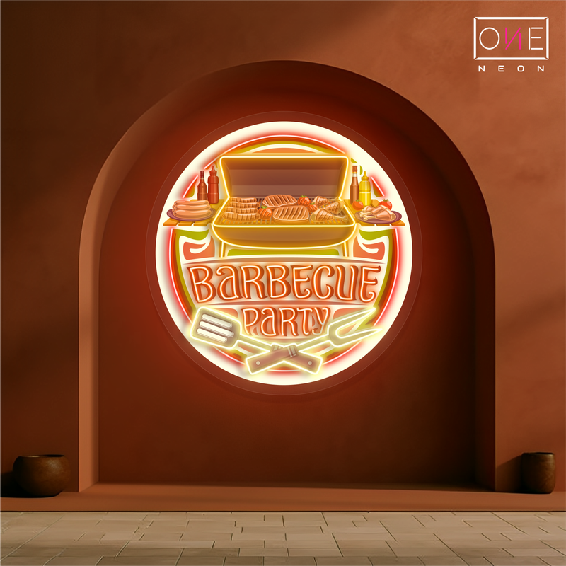 Enseigne néon LED pour barbecue