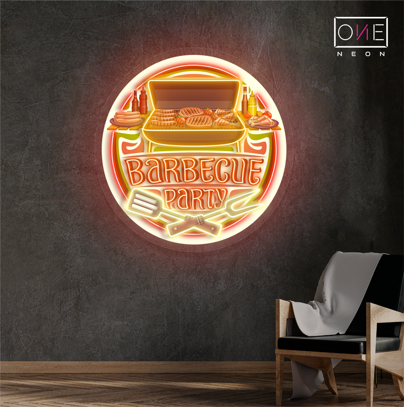 Enseigne néon LED pour barbecue
