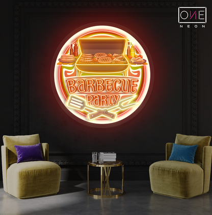 Enseigne néon LED pour barbecue