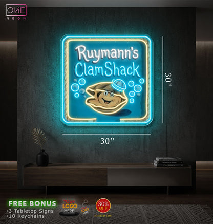 RUYMANN'S CLAMSHACK | LED Neon Sign