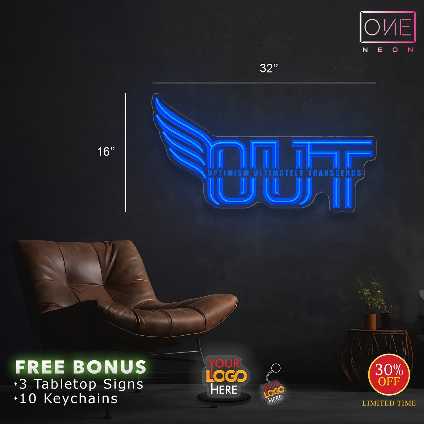 OUT | LED Neon Sign
