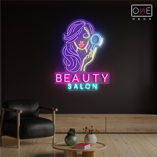 Enseigne néon LED pour salon de beauté