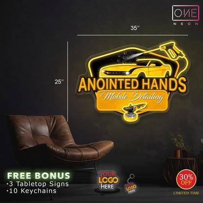 ANOINTED HANDS | LED Neon Sign