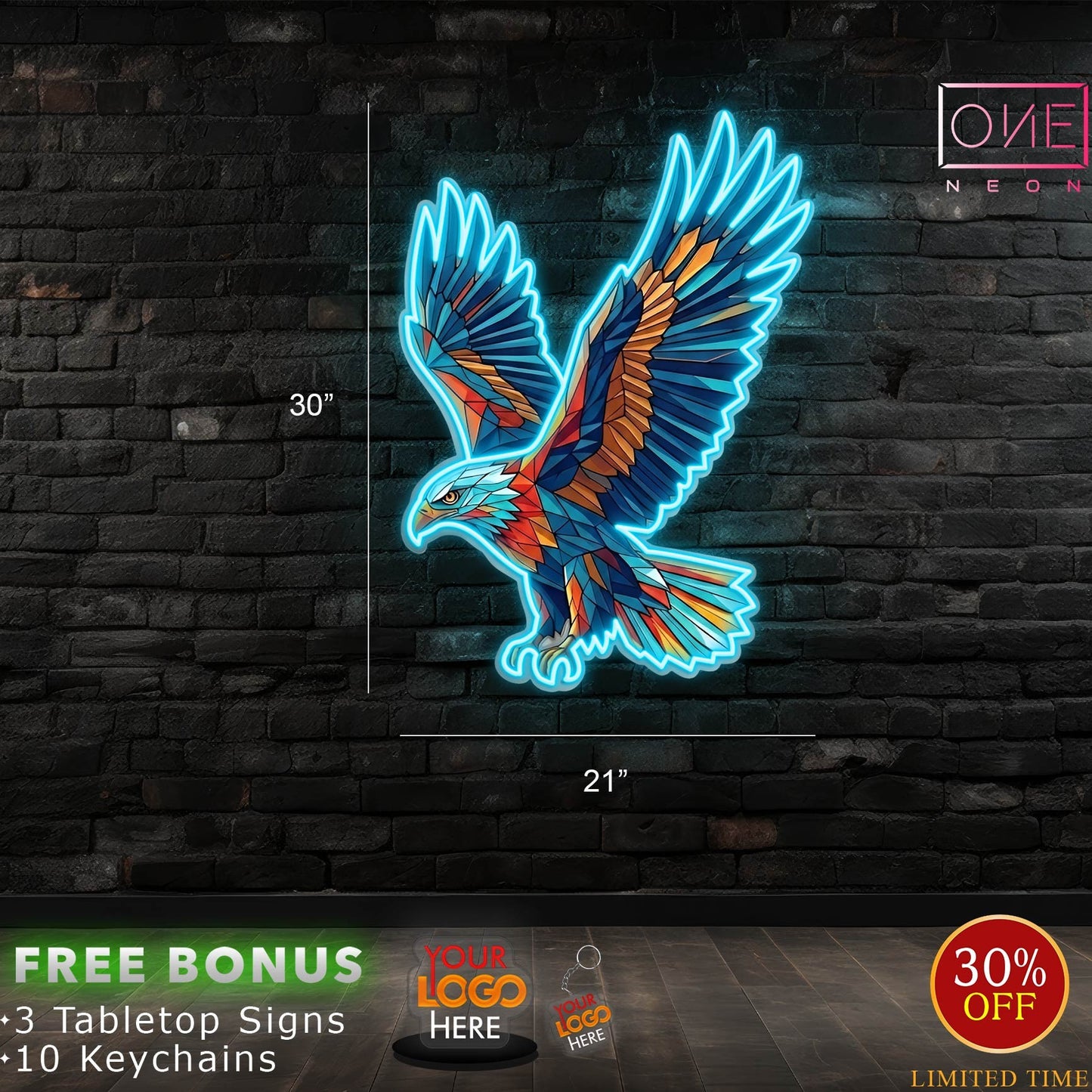 Enseigne néon LED œuvre d'art Tatoueur