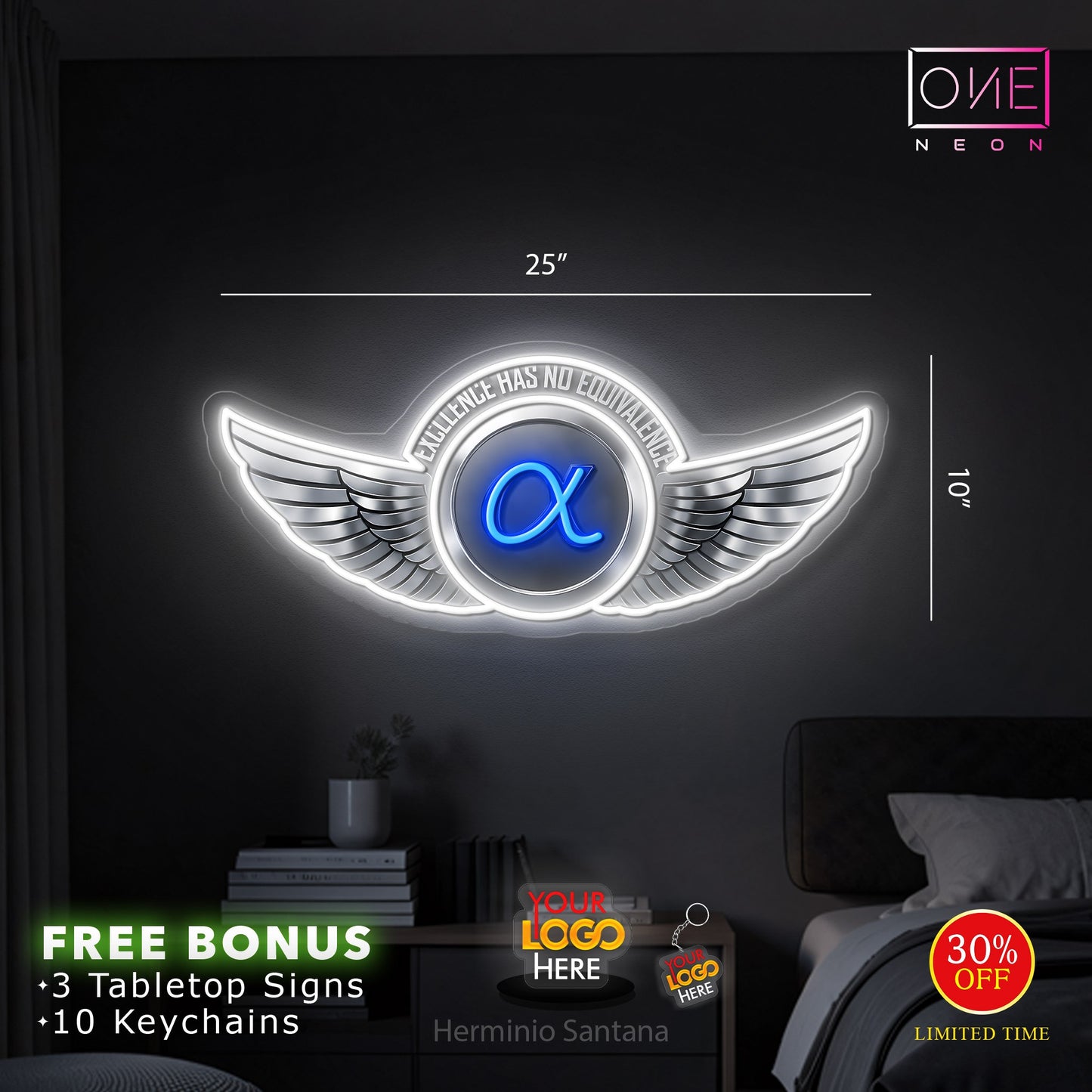 Herminio Santana | LED Neon Sign