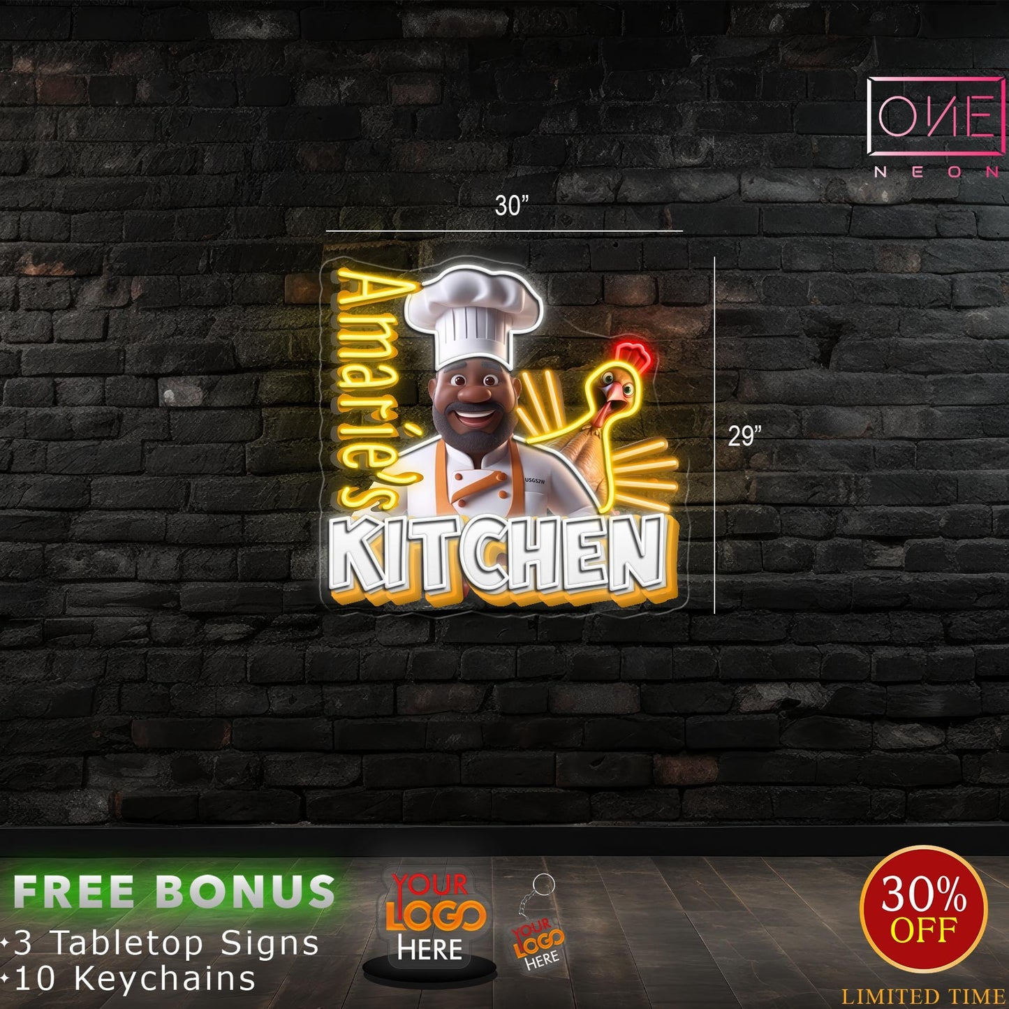 Amarie's KITCHEN | LED Neon Sign