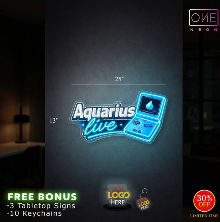 Aquarius live | LED Neon Sign