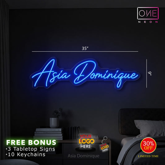 Enseigne néon LED œuvre d'art Tatoueur