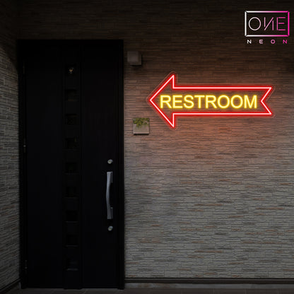 Restroom Led Neon Sign