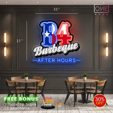 Enseigne néon LED œuvre d'art Tatoueur