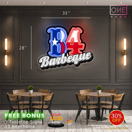 Enseigne néon LED œuvre d'art Tatoueur