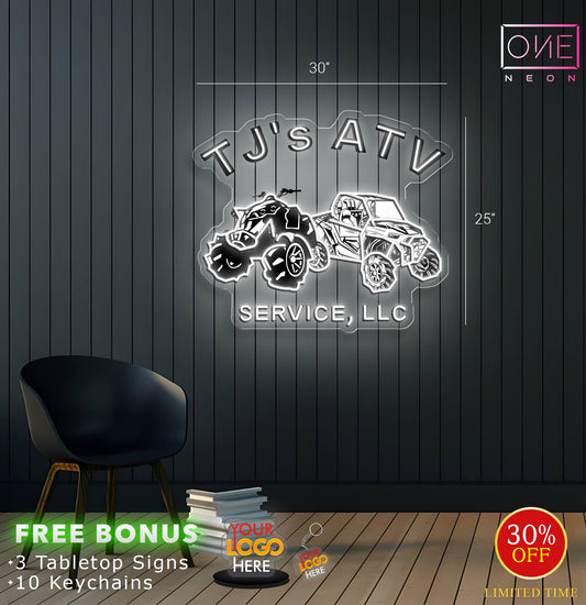 TJ'S ATV | LED Neon Sign