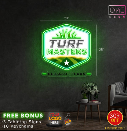 TURF MASTERS | LED Neon Sign