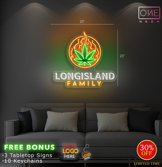 LONGISLAND FAMILY | LED Neon Sign
