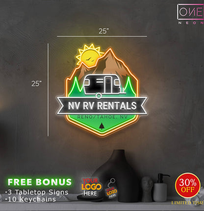 NV RV RENTALS | LED Neon Sign
