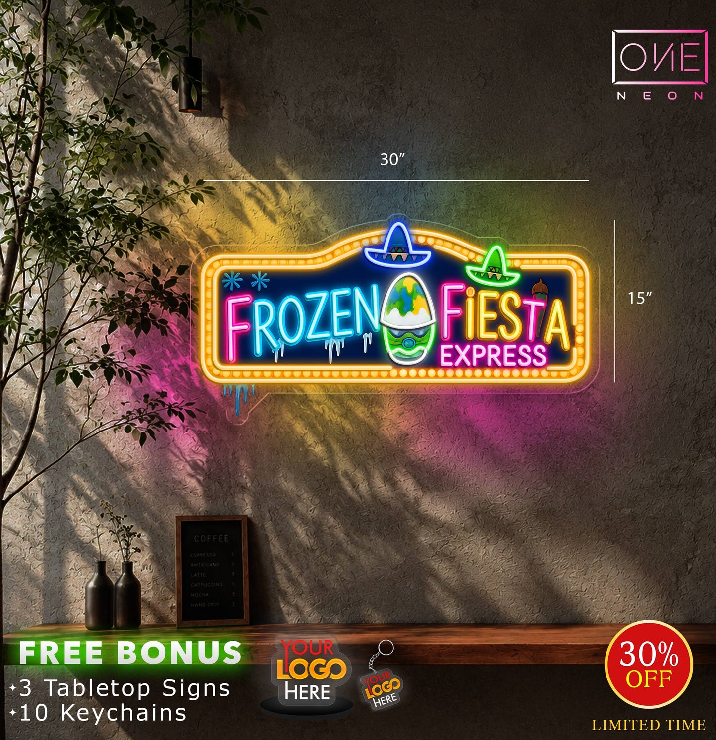 Omar Otero Custom signs | LED Neon Signs (Outdoors)