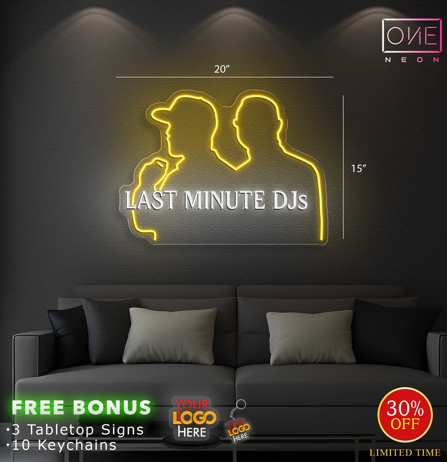 LAST MINUTE DJS| LED Neon Sign