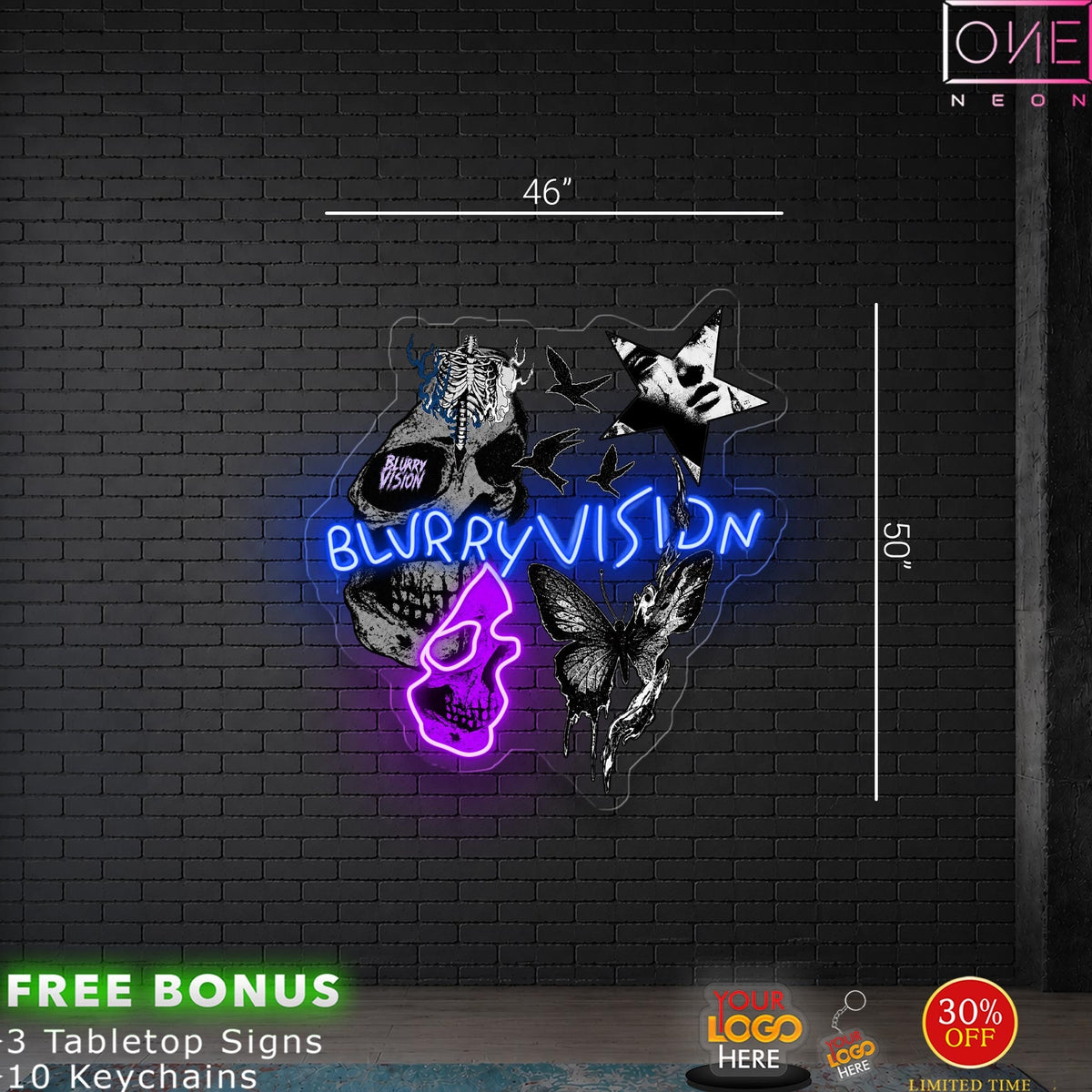 BLVRRY VISION | LED Neon Sign