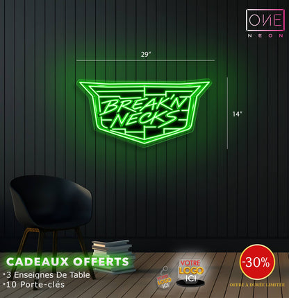 BREAK'N NECKS | LED Neon Sign