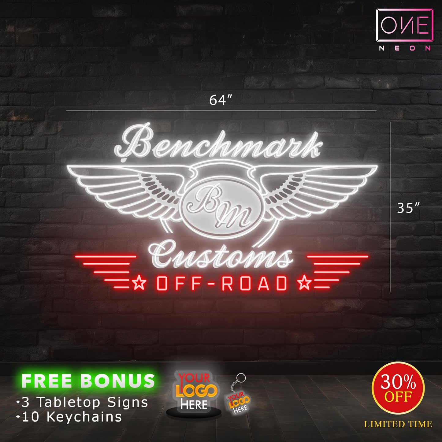 Benchmark Custom Off- Road | LED Neon Sign