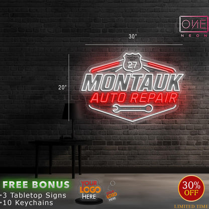 MONTAUK AUTO REPAIR | LED Neon Sign