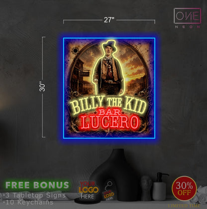 Billy the KID BAR| LED Neon Sign