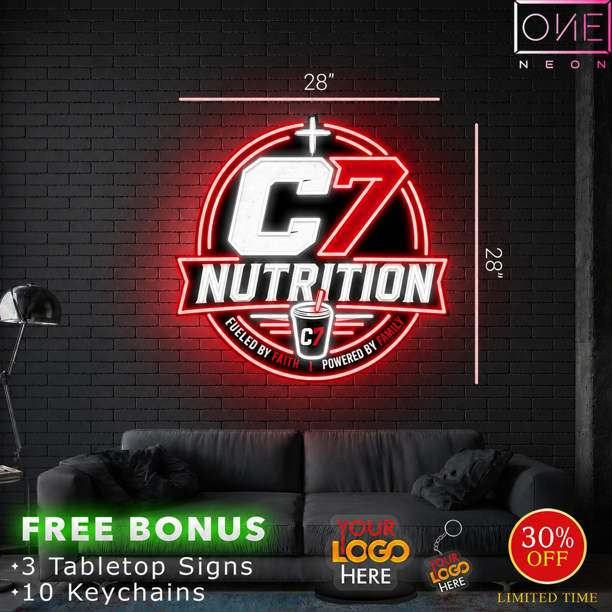 C7 Nutrition | LED Neon Sign