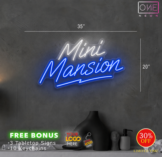 Mini Mansion | LED Neon Sign