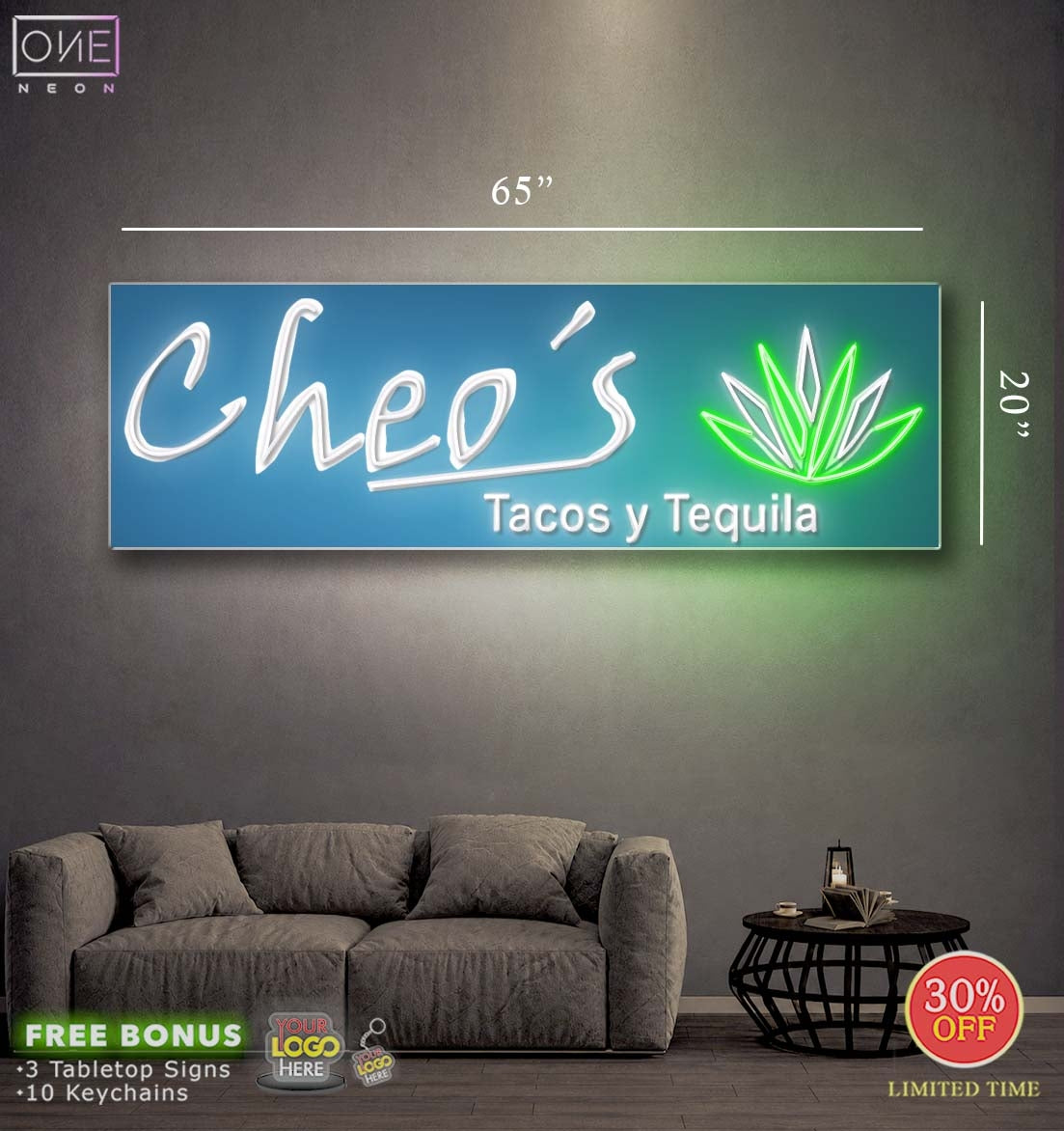 Cheo's | LED Neon Sign