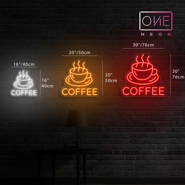 Hot Coffee Led Neon Sign
