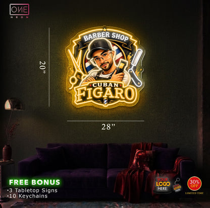 Cuban Figaro | LED Neon Sign