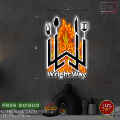 DA Wright Way| LED Neon Sign