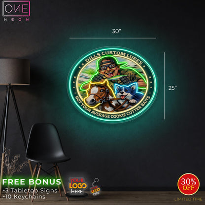 DILLS CUSTOM LURES | LED Neon Sign
