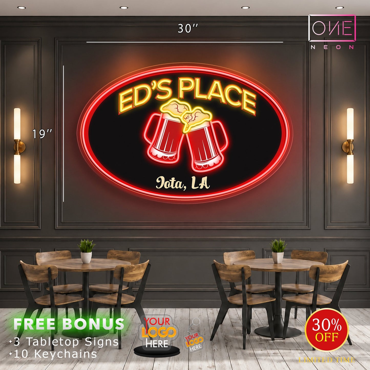 ED'S PLACE | LED Neon Sign