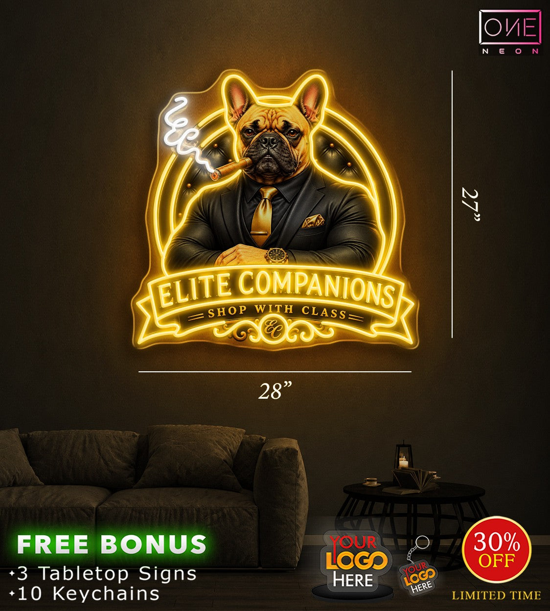 ELITE COMPANIONS | LED Neon Sign