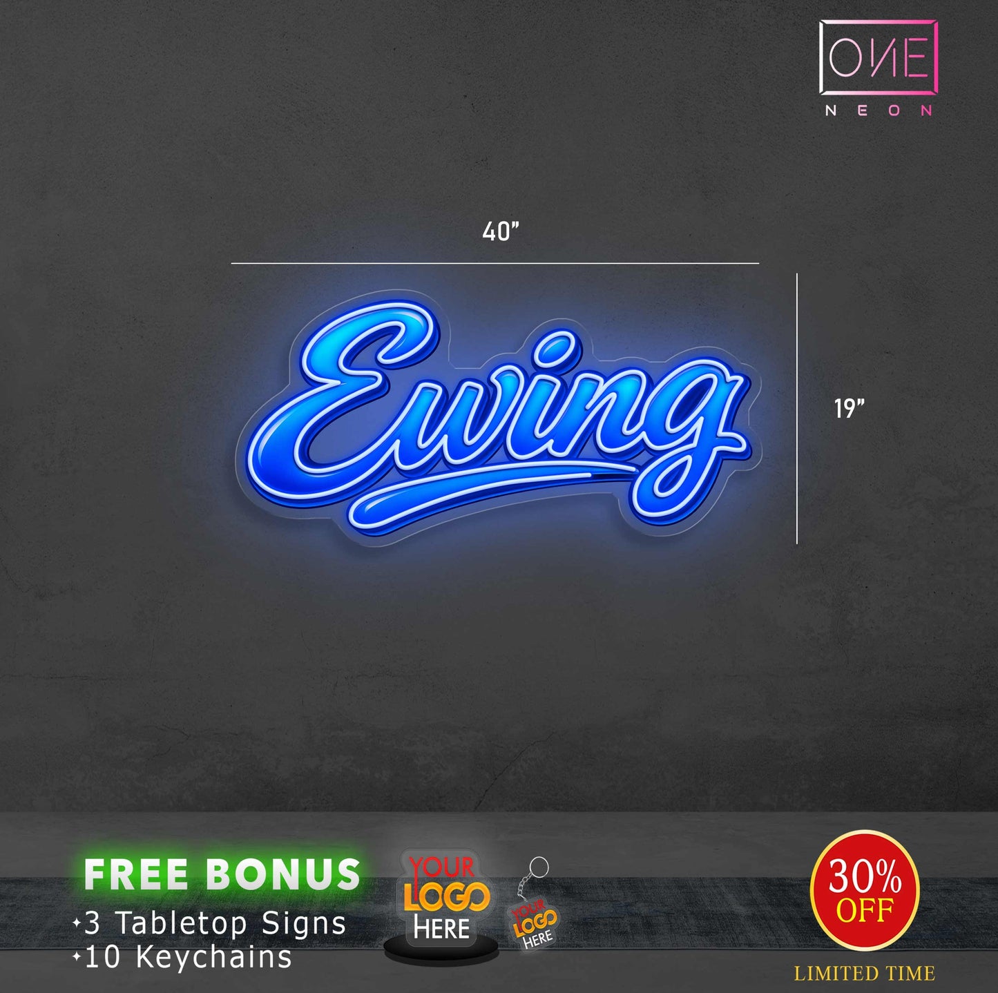 Ewing | LED Neon Sign