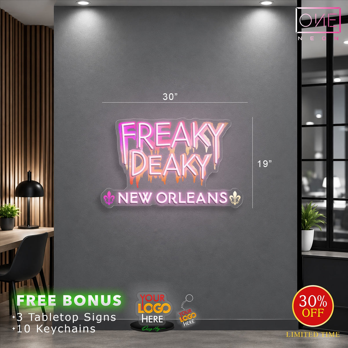 FREAKY DEAKY | LED Neon Sign