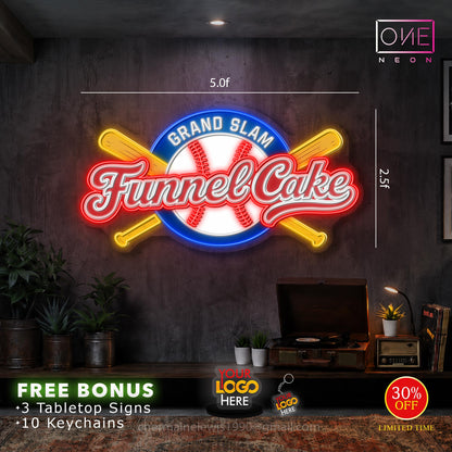 Funnel Cake | LED Neon Sign