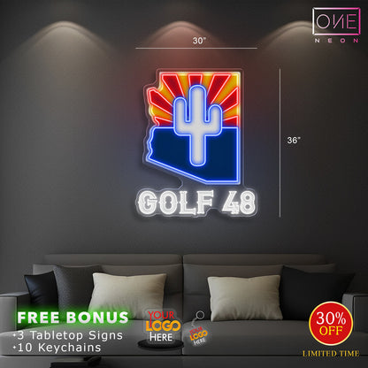 GOLF 48 | LED Neon Sign
