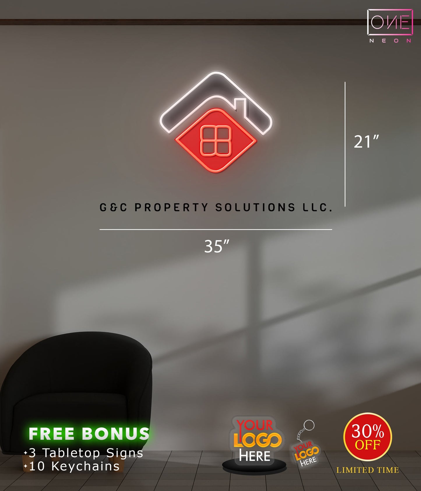 G&C PROPERTY SOLUTIONS LLC. | LED Neon Sign