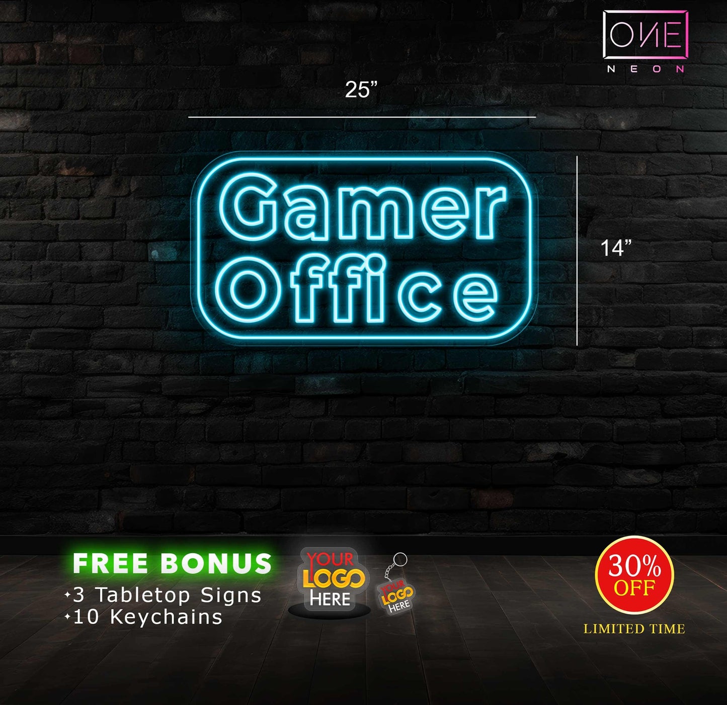 Gamer Office | LED Neon Sign