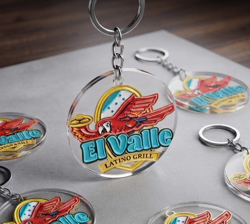 El Valle LATINO GRILL | LED Neon Sign (50 keychains)