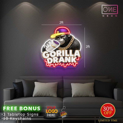 GORILLA DRANK | LED Neon Sign